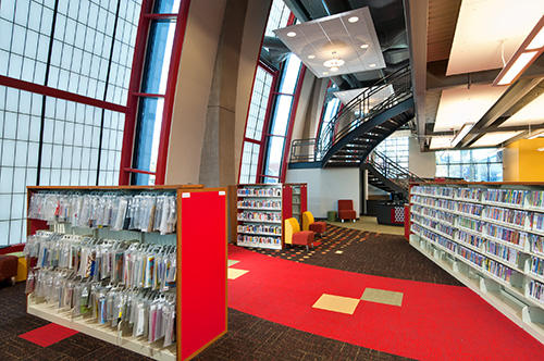 Interior Schenectady Public Library